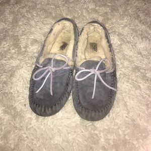 Navy UGG Moccasin Slippers